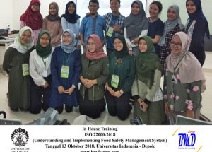 Training ISO 22000:2018 (Understanding and Implementing Food Safety Management System)