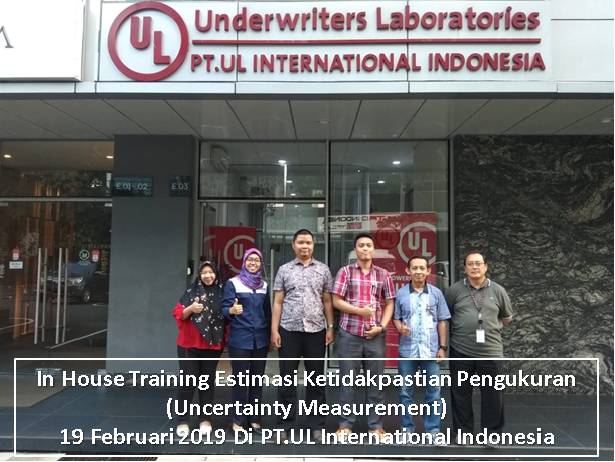 Training Estimasi Ketidakpastian Pengukuran (Uncertainty Measurement)