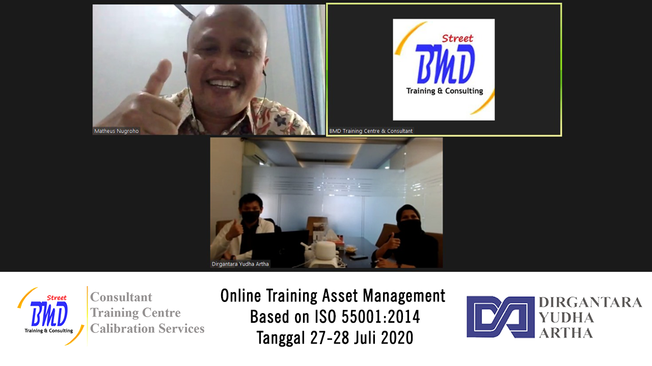 Online Training Asset Management ISO 55001:2014 (27-28 Juli 2020)