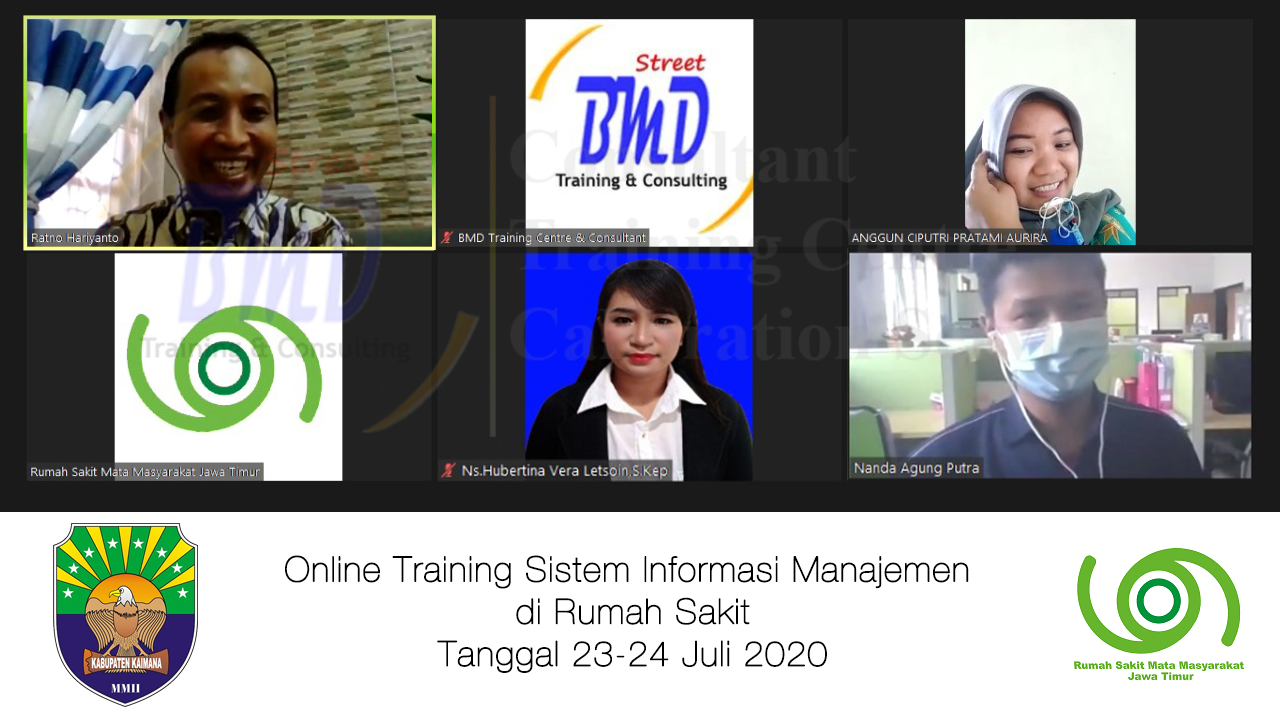 Online Training Sistem Informasi Manajemen RS (23-24 Juli 2020)