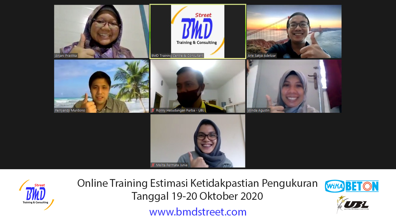 Online Training Estimasi Ketidakpastian Pengukuran (19-20 Oktober 2020)