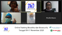 Online Training Biosafety dan Biosecurity (09-11 November 2020)