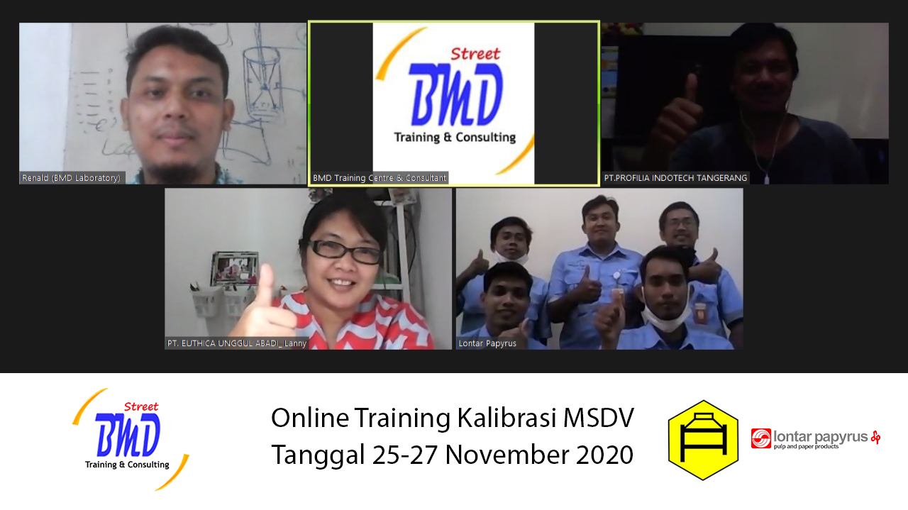 Online Training Kalibrasi Massa, Suhu, Dimensi, dan Volumetrik (25-27 November 2020)