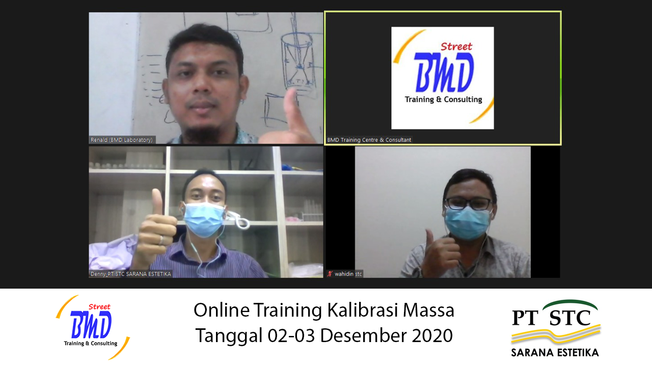 Online Training Kalibrasi Massa (02-03 Desember 2020)