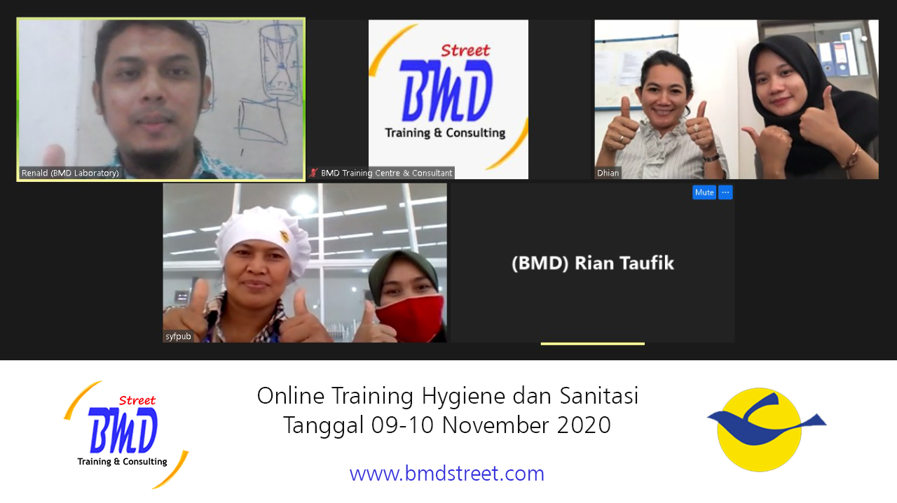 Online Training Hygiene dan Sanitasi (09-10 November 2020)