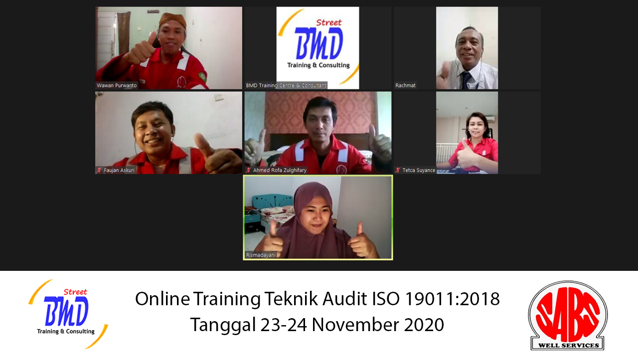 Online Training Teknik Audit Berdasarkan ISO 19011:2018 (23-24 November 2020)