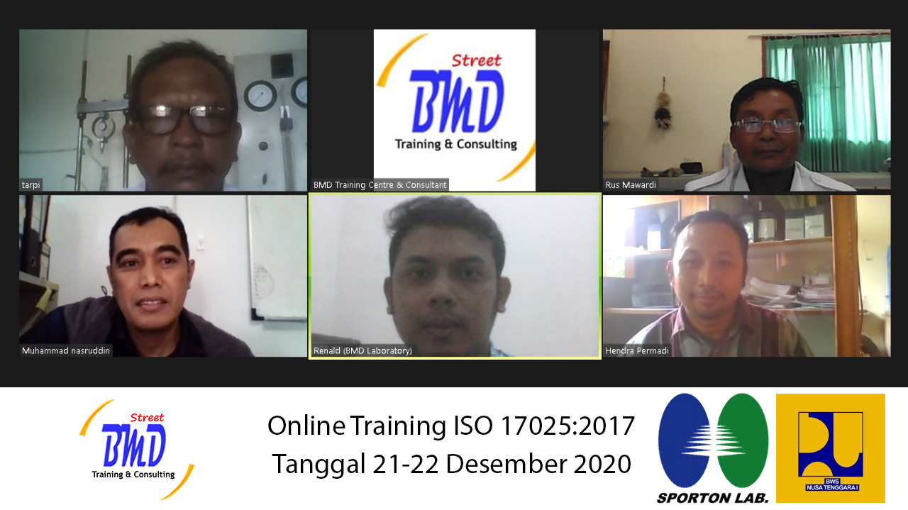 Online Training ISO 17025:2017 (21-22 Desember 2020)
